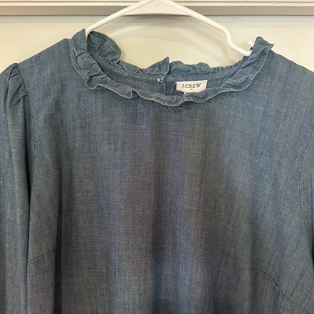 J.Crew Ruffle Top XL - Picture 2 of 7